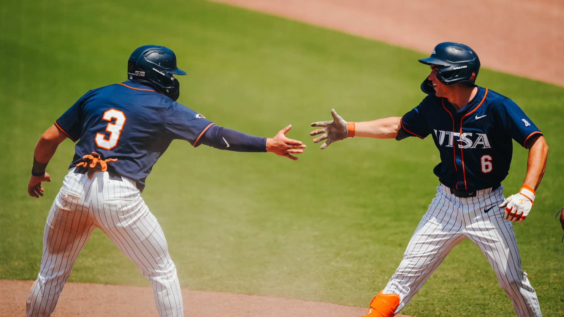 Christian Hallmark and Jacob Silva Celebrate During Friday Neutral Win Over Memphis (May 22, 2026 - Clearwater, Fla.)